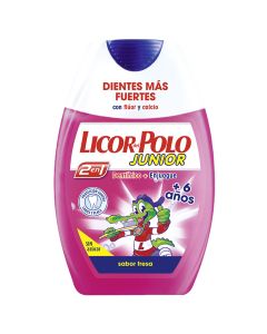 Licor del Polo Toothpaste 2 in 1 Junior strawberry flavor 75 ml