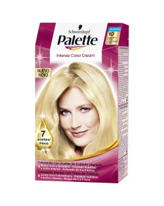 Very light blonde haircolor color palette intense cream 10 Schwarzkopf
