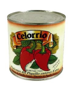 Whole piquillo peppers Celorrio extra 80/100 pieces 1,9 kg tin