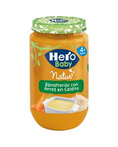 Jar of carrots and rice in broth Hero Baby 235 g