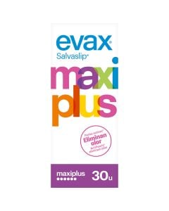 Panty lin Evax maxiplus cotton-like 30 units