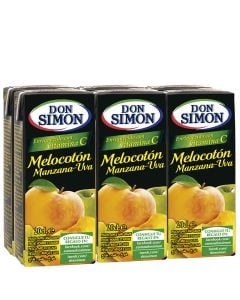 Peach and grape juice Don Simón brik 6x20 cl