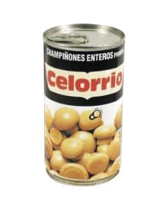 Whole mushrooms Celorrio 185 g tin