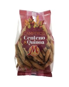 Monti Gourmet baked bread sticks rye / quinoa 120 g bag