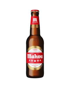 Mahou Beer 5 Stars 33 cl bottle