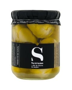 Artichoke hearts in olive oil Conservas Serrano extra 430 g jar