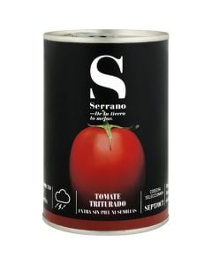 Crushed tomatoes without skin and seeds Conservas Serrano 390 g tin