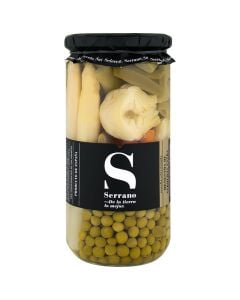 Vegetable stew "Menestra" Conservas Serrano extra 650 g jar
