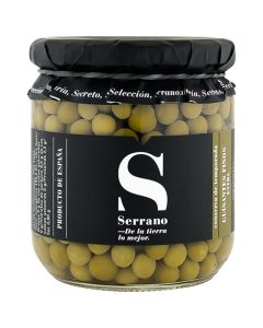 Peas in brine Conservas Serrano 345 g jar