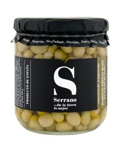 Fried baby beans in olive oil Conservas Serrano 430 g jar