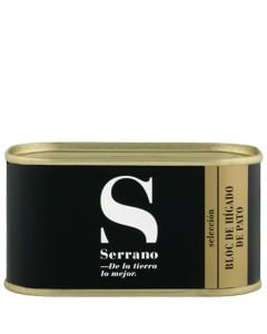 Bloc of duck foie gras Conservas Serrano tin 125 g