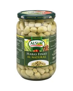 Baby beans in brine Alsur 425 g jar