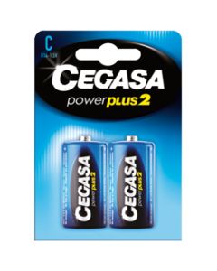 Cegasa Power Plus 2 R14 batteries 2 units