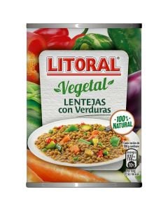 Lentils with vegetables Litoral 425 g tin