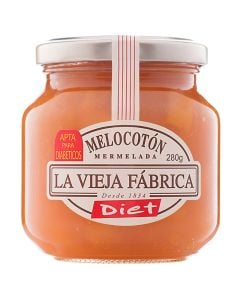 Peach jam La Vieja Fábrica diet 280 g jar