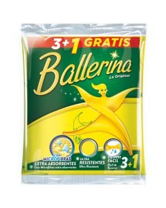 Multipurpose Cloth 50x35 cm Ballerina 3 units