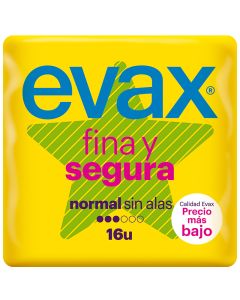 Sanitary pads Evax fine and safe normal 16 units