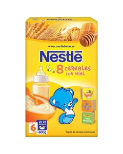 8 cereals porridge with honey and bifidus Nestlé 600 g box
