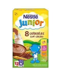 8 cereals porridge with cocoa and bifidus Nestlé 600 g box