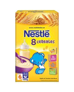 8 cereals porridge with bifidus Nestlé 600 g box