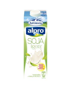 Light soy beverage alpro soya Central Lechera Asturiana 1 l carton