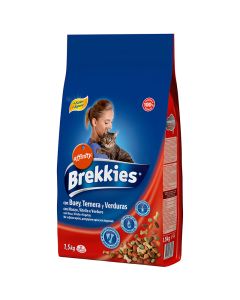 Cat food Brekkies cat ox mix 1.5 kg