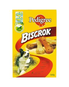 Dog snack Pedigree biscrok 500 g box