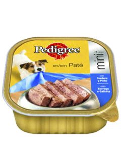 Dog food Pedigree mini lamb and chicken terrine 300 g