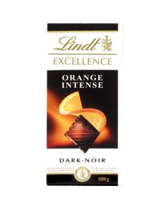Black chocolate with orange Lindt excellence intense orange tablet 100 g