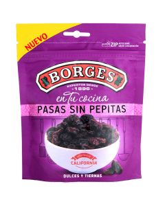 California seedless raisins Borges 150 g bag