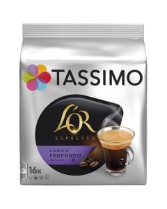 L'Or Lungo Profondo coffee capsules Tassimo system 16 units