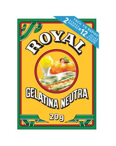Royal Neutral flavour gelatine 20 g box