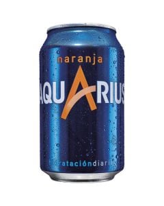 Isotonic drink Aquarius orange can 33 cl