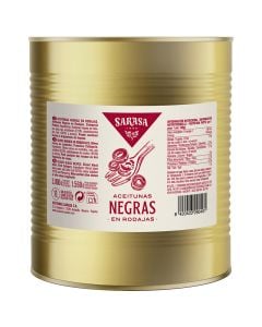 Sarasa Sliced black olives 1,56 kg tin