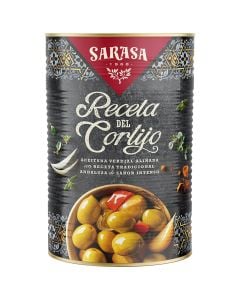 Sarasa Seasoned Verdial olives 2,5 kg tin