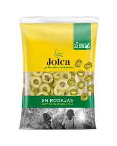 Jolca Sliced manzanilla olives 120 g bag