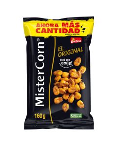 Mister Corn Toasted corn Original flavour 160 g bag