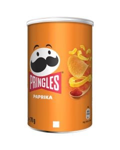 Pringles Chips Hot Paprika flavour 70 g canister