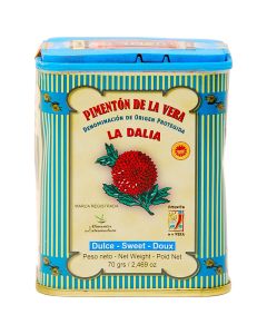 Sweet paprika of La Vera La Dalia 125 g tin
