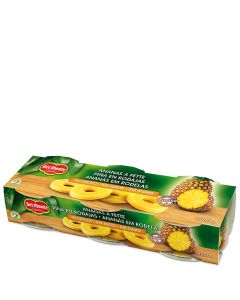 Sliced ​​pineapple in juice Del Monte 3x145 g tin