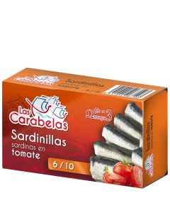 Carabelas Sardines in tomato sauce 6/10 pieces 63 g tin