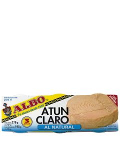 Yellowfin tuna in brine Albo 3x67 g tin