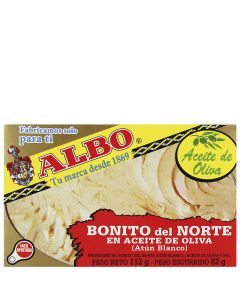 White tuna in olive oil Albo 82 g tin