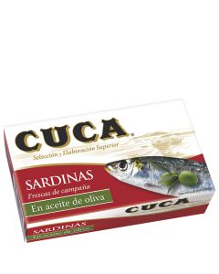 Sardines in olive oil Cuca 85 g tin