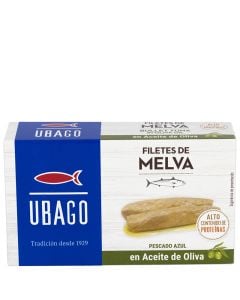 Ubago Frigate tuna fillets in olive oil 85 g tin