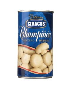 Whole mushrooms Cidacos 180 g tin