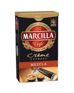 Ground coffee blend Marcilla 250 g crème express package