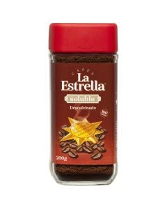 Decaffeinated instant coffee La Estrella jar 200 g