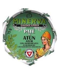 Minerva Organic tuna pate 75 g tin