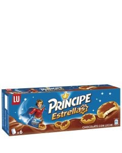 Chocolate cookies and milk Principe stars box 225 g